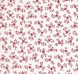 Dollhouse Miniature Wallpaper, Baby Breath Reverse, Burgundy